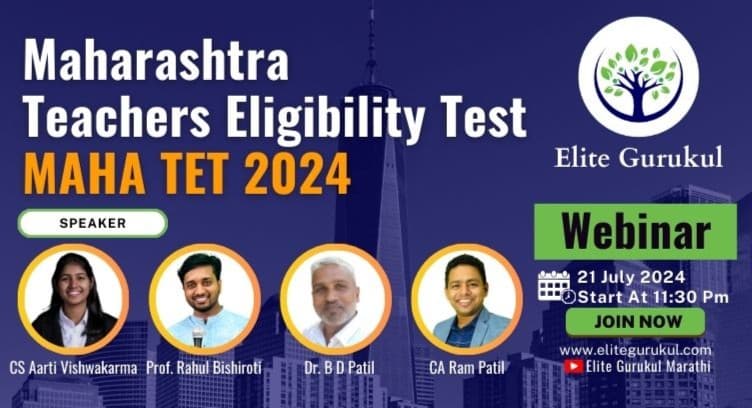 WEBNARS MAHA TET 2024 Seminar